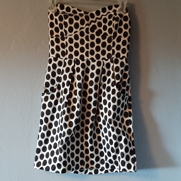 xxi polka dot strapless dress - Picture 1 of 5
